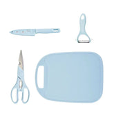 Cutting Board Set 4 Piece Color Coded